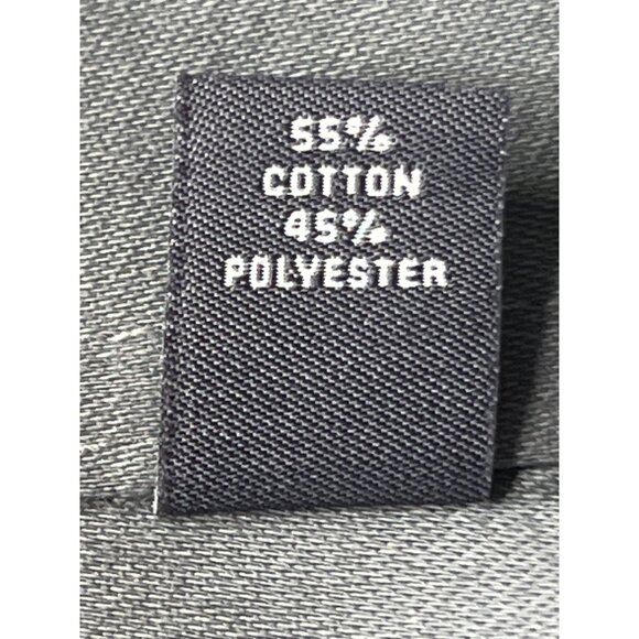 Van Heusen Men's 20 (35-36) Tall Fit Stretch Gray Dress Shirt Oeko-Tex LS Collar - Picture 14 of 16